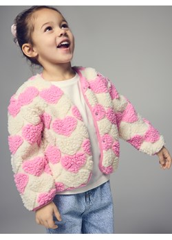 Reserved - Bluza z imitacji baranka - złamana biel ze sklepu Reserved w kategorii Bluzy dziewczęce - zdjęcie 188470508