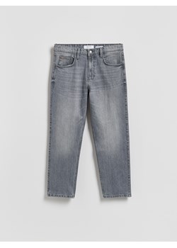 Reserved - Jeansy straight z efektem sprania - jasnoszary ze sklepu Reserved w kategorii Jeansy męskie - zdjęcie 188470558