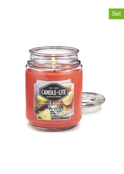 CANDLE-LITE Świece zapachowe (2 szt.) "Sweet Pear" - 2 x 510 g ze sklepu Limango Polska w kategorii Świece i dyfuzory - zdjęcie 188470797