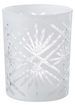 J Line Świecznik "Santorini" w kolorze białym - wys.12,5 x Ø 10 cm ze sklepu Limango Polska w kategorii Świeczniki - zdjęcie 188470848