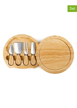 Ibili 3-częściowy zestaw w kolorze jasnobrązowym do sera ze sklepu Limango Polska w kategorii Noże kuchenne - zdjęcie 188471236