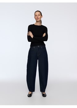 Reserved - Longsleeve z modalem - czarny ze sklepu Reserved w kategorii Bluzki damskie - zdjęcie 188471645