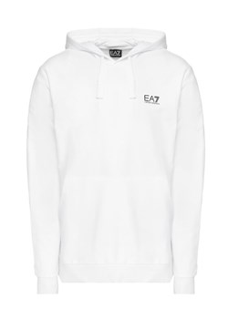 EA7 Emporio Armani Bluza 8NPM04 PJ05Z 1100 Biały Regular Fit ze sklepu MODIVO w kategorii Bluzy męskie - zdjęcie 188472085