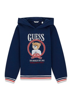 Guess Bluza J6RQ05 KAD74 Granatowy Regular Fit ze sklepu MODIVO w kategorii Spodnie dziewczęce - zdjęcie 188472087