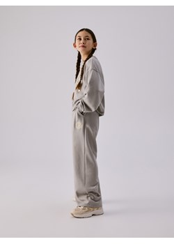 Reserved - Bawełniany komplet - jasnoszary ze sklepu Reserved w kategorii Bluzy dziewczęce - zdjęcie 188472548