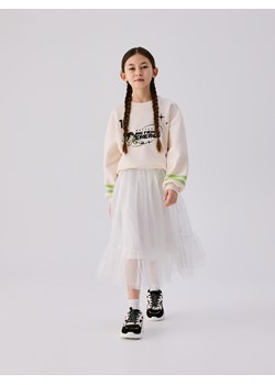 Reserved - Tiulowa spódnica z kokardkami - złamana biel ze sklepu Reserved w kategorii Spódnice dziewczęce - zdjęcie 188472668