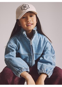 Reserved - Czapka z daszkiem z haftem - złamana biel ze sklepu Reserved w kategorii Czapki dziecięce - zdjęcie 188472696