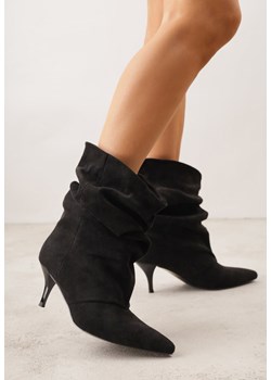 Czarne Botki na Szpilce Typu Slouchy Anitai ze sklepu renee.pl w kategorii Botki - zdjęcie 188472889