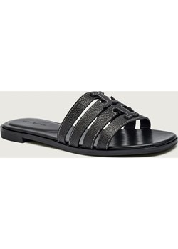 TORY BURCH Skórzane klapki ines ze sklepu Gomez Fashion Store w kategorii Klapki damskie - zdjęcie 188473347