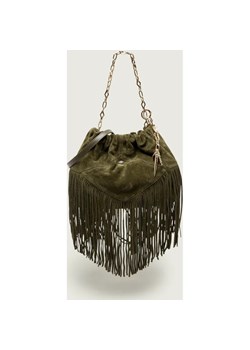 Ba&sh Worek MINI JUNE | zamsz ze sklepu Gomez Fashion Store w kategorii Torebki worki - zdjęcie 188473889