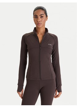 Guess Bluza V6RP15 KD952 Brązowy Slim Fit ze sklepu MODIVO w kategorii Bluzy damskie - zdjęcie 188474078