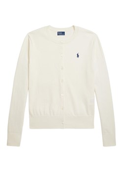Polo Ralph Lauren Kardigan 211971871003 Écru Slim Fit ze sklepu MODIVO w kategorii Swetry damskie - zdjęcie 188474125