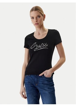 Guess T-Shirt W6RI24 J1314 Czarny Regular Fit ze sklepu MODIVO w kategorii Bluzki damskie - zdjęcie 188474166