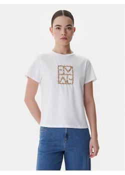 Marella T-Shirt Tema 2615971031 Biały Regular Fit ze sklepu MODIVO w kategorii Bluzki damskie - zdjęcie 188474195