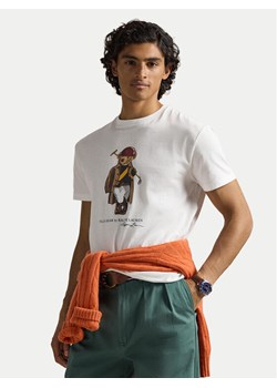 Polo Ralph Lauren T-Shirt 710B16611001 Biały Slim Fit ze sklepu MODIVO w kategorii T-shirty męskie - zdjęcie 188474245