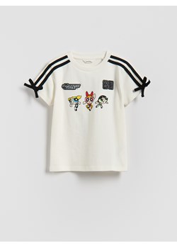 Reserved - T-shirt z nadrukiem Atomówki - złamana biel ze sklepu Reserved w kategorii Bluzki dziewczęce - zdjęcie 188474997