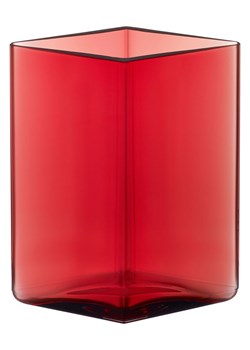 iittala Wazon "Ruutu" w kolorze czerwonym - 11,5 x 14 x 11,5 cm ze sklepu Limango Polska w kategorii Wazony - zdjęcie 188475685