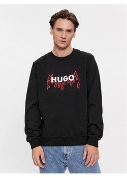 Hugo Bluza Duragol 50506990 Czarny Regular Fit ze sklepu MODIVO w kategorii Bluzy męskie - zdjęcie 188475879