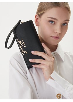 KARL LAGERFELD Portfel B1W32033 Czarny ze sklepu MODIVO w kategorii Portfele damskie - zdjęcie 188475925