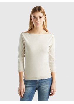 Benetton Sweter w kolorze beżowym ze sklepu Limango Polska w kategorii Swetry damskie - zdjęcie 188476345