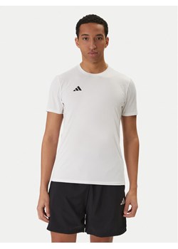 adidas Koszulka techniczna Adizero Essentials IN1157 Biały Slim Fit ze sklepu MODIVO w kategorii T-shirty męskie - zdjęcie 188476795