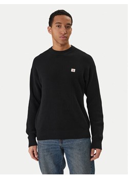 Calvin Klein Jeans Sweter LV04RD313G Czarny Regular Fit ze sklepu MODIVO w kategorii Swetry męskie - zdjęcie 188476818
