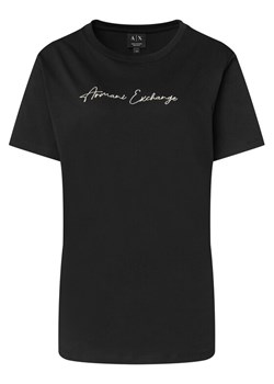 Armani Exchange T-Shirt XW000839 AF10356 MC021 Czarny Regular Fit ze sklepu MODIVO w kategorii Bluzki damskie - zdjęcie 188476858
