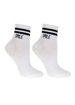 Moraj CSL200-898 skarpetki za kostkę bawełniane biały ze sklepu kontri.pl w kategorii Skarpetki damskie - zdjęcie 188477437