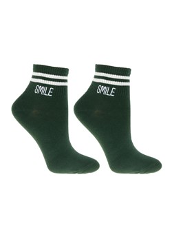 Moraj CSL200-898 skarpetki za kostkę bawełniane zielony ze sklepu kontri.pl w kategorii Skarpetki damskie - zdjęcie 188477459