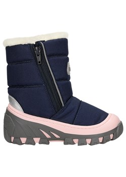Granatowo-Różowe Śniegowce Dziewczęce Bartek 14625002 ze sklepu Wojas w kategorii Buty zimowe dziecięce - zdjęcie 188477549