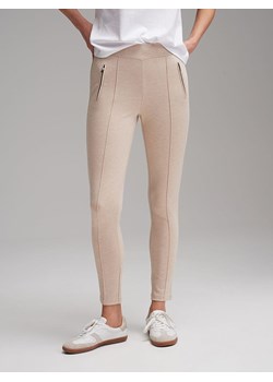 OPUS Legginsy w kolorze beżowym ze sklepu Limango Polska w kategorii Spodnie damskie - zdjęcie 188478726