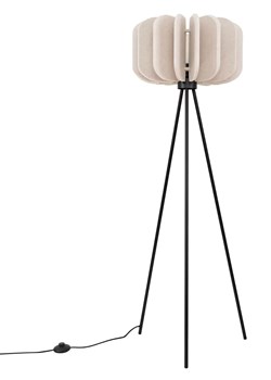 Beżowa lampa stojąca z abażurem Z7-P95 ze sklepu Edinos.pl w kategorii Lampy podłogowe - zdjęcie 188478757
