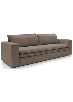 Orzechowa kanapa rozkładana sztruksowa Z4-R71 ze sklepu Edinos.pl w kategorii Sofy i kanapy - zdjęcie 188478769
