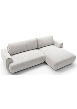 Jasnoszary narożnik nowoczesny rozkładany F4-F08 ze sklepu Edinos.pl w kategorii Narożniki - zdjęcie 188478847