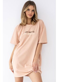 Sensis koszula nocna na krótki rękaw Anika, Kolor karmelowy, Rozmiar uniwersalny, SENSIS ze sklepu Intymna w kategorii Koszule nocne - zdjęcie 188478899