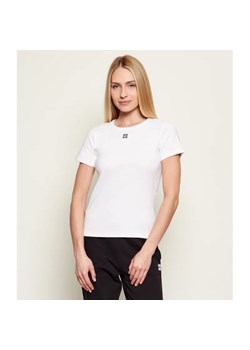 HUGO T-shirt Deloris | Regular Fit ze sklepu Gomez Fashion Store w kategorii Bluzki damskie - zdjęcie 188479088