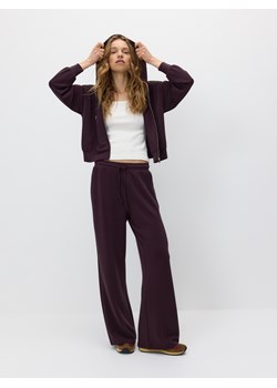 Reserved - Oversizowa bluza - ciemnofioletowy ze sklepu Reserved w kategorii Bluzy damskie - zdjęcie 188480269