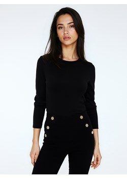 Mohito - Dopasowana czarna bluzka - czarny ze sklepu Mohito w kategorii Bluzki damskie - zdjęcie 188480965