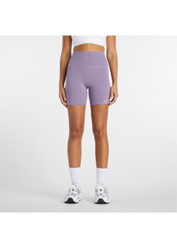 Spodenki damskie New Balance WS51114AA5 – fioletowe ze sklepu New Balance Poland w kategorii Szorty - zdjęcie 188481215