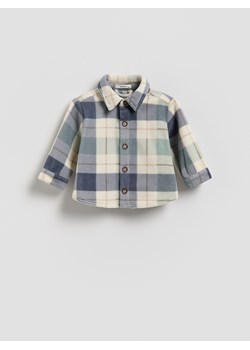 Reserved - Koszula w kratę - niebieski ze sklepu Reserved w kategorii Koszulki niemowlęce - zdjęcie 188481966