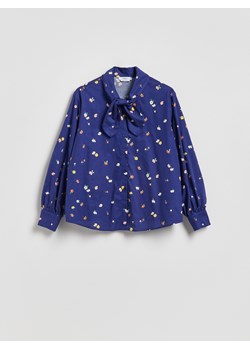 Reserved - Koszula z kwiatowym motywem - niebieski ze sklepu Reserved w kategorii Bluzki damskie - zdjęcie 188482129