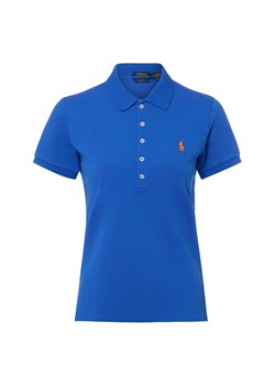 Polo Ralph Lauren Damska koszulka polo Kobiety Bawełna indygo jednolity ze sklepu vangraaf w kategorii Bluzki damskie - zdjęcie 188482185