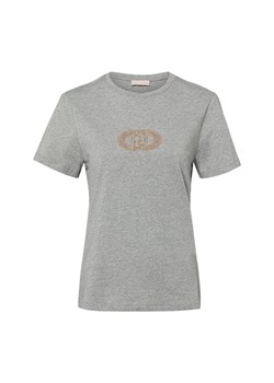 Liu Jo Collection Koszulka damska Kobiety Bawełna (100%) szary jednolity ze sklepu vangraaf w kategorii Bluzki damskie - zdjęcie 188482196