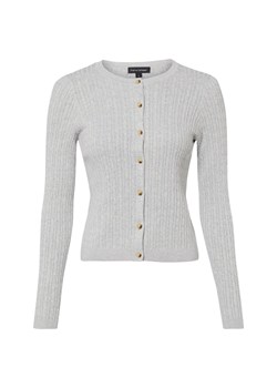 Franco Callegari Kardigan damski Kobiety Bawełna (100%) jasny szary jednolity ze sklepu vangraaf w kategorii Swetry damskie - zdjęcie 188482198