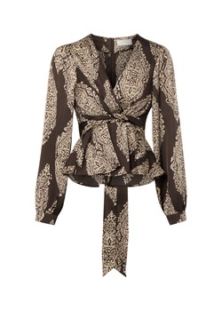 Neo Noir Bluzka damska - Rista Paisley Kobiety czekoladowy wzorzysty ze sklepu vangraaf w kategorii Bluzki damskie - zdjęcie 188482209