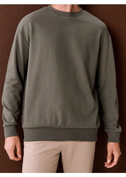 Sinsay - Bluza crewneck basic - zielony ze sklepu Sinsay w kategorii Bluzy męskie - zdjęcie 188483096