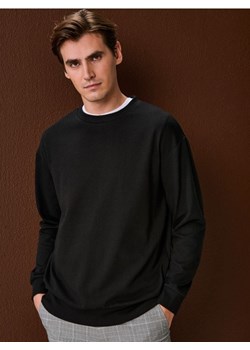 Sinsay - Bluza crewneck basic - czarny ze sklepu Sinsay w kategorii Bluzy męskie - zdjęcie 188483097