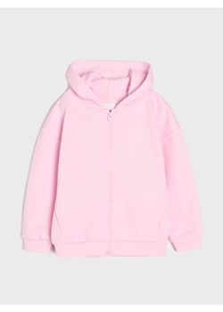 Sinsay - Rozpinana bluza z kapturem - różowy ze sklepu Sinsay w kategorii Bluzy dziewczęce - zdjęcie 188483108