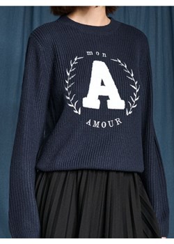 Sinsay - Sweter w prążek - granatowy ze sklepu Sinsay w kategorii Swetry damskie - zdjęcie 188483115