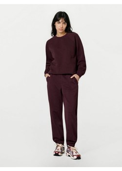 Sinsay - Dresowe spodnie jogger terry - czerwony ze sklepu Sinsay w kategorii Spodnie damskie - zdjęcie 188483139